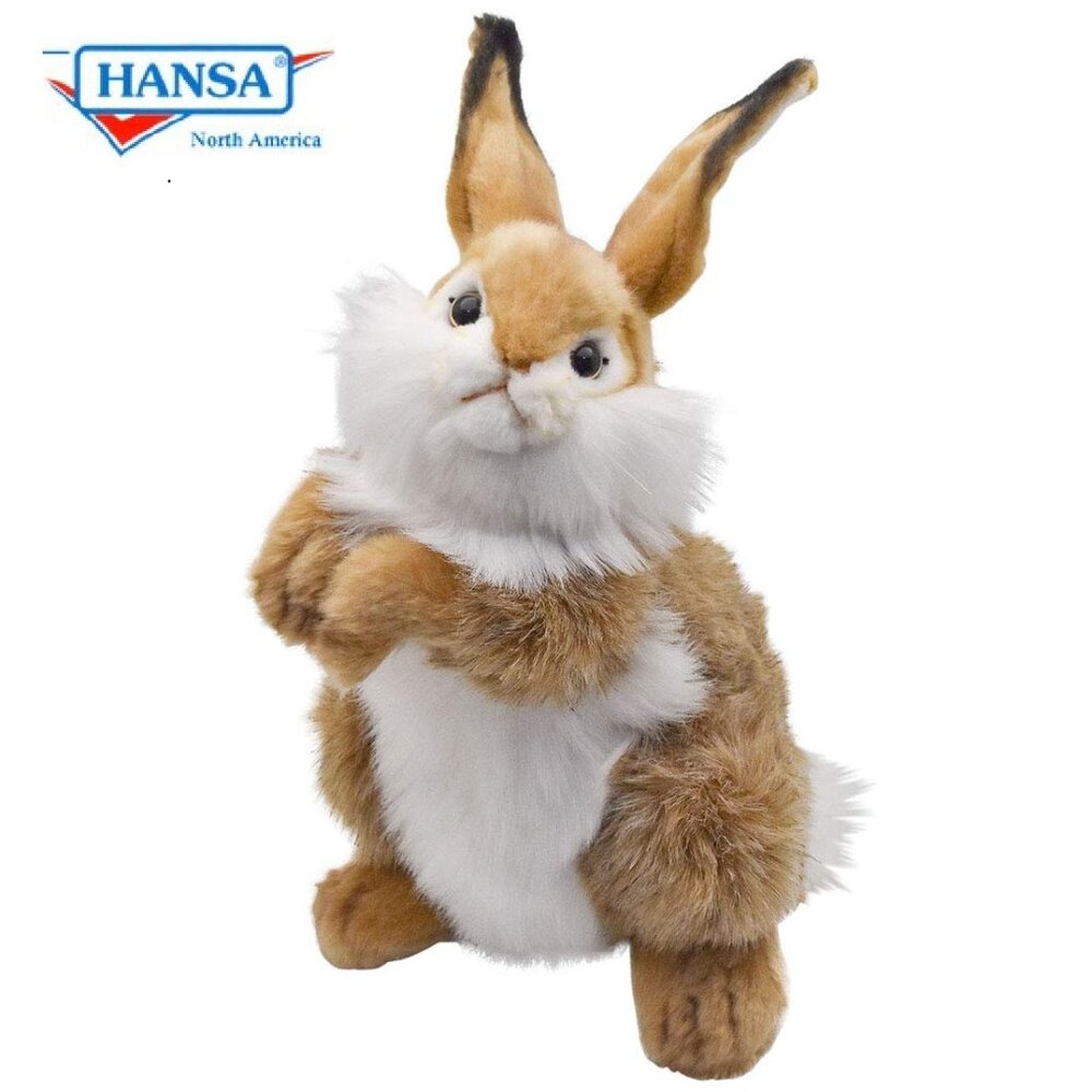 Hansa Handcrafted Bunny Stuffed Animal Brand New w/ Tag # 3316